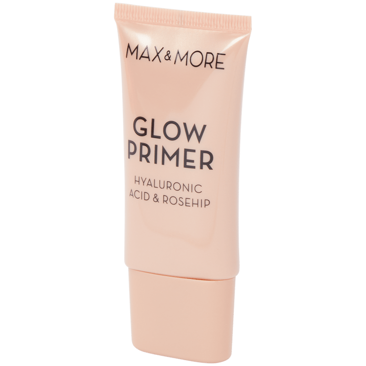 Glow primer Max & More Ácido hialurónico y rosa mosqueta