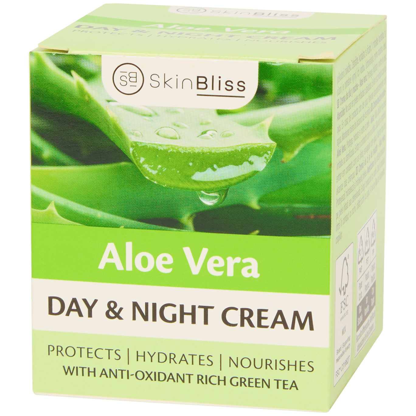 Krem na dzień i na noc Skin Bliss Aloes