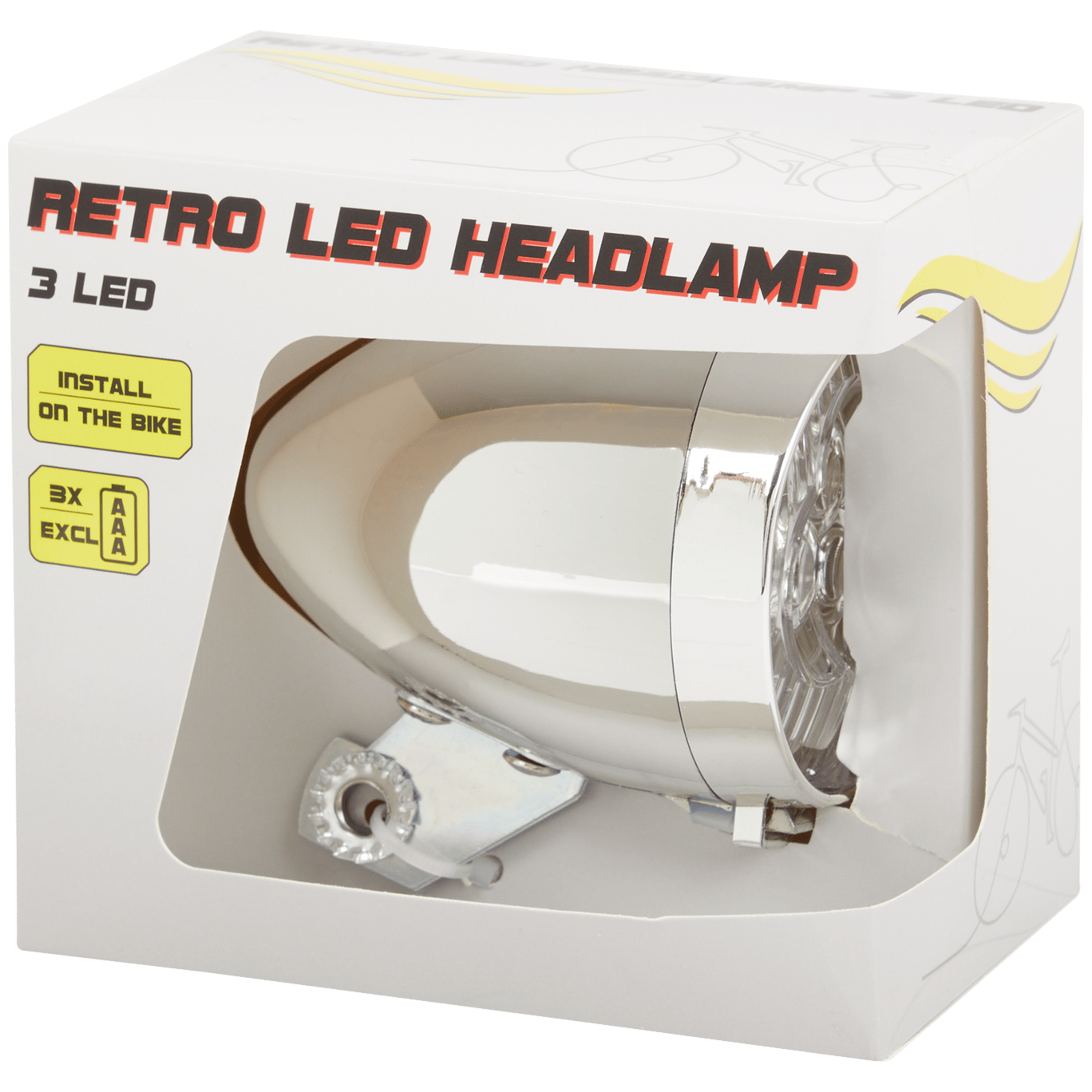 Walfort retro led-fietskoplamp