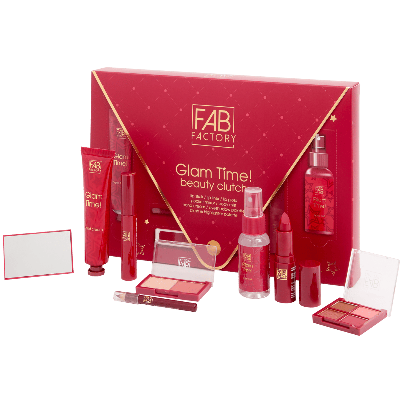 Coffret cadeau maquillage FAB Factory Glam Time