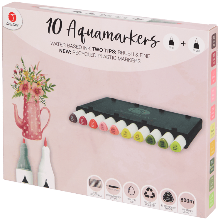 Marqueurs aquarelle DécoTime