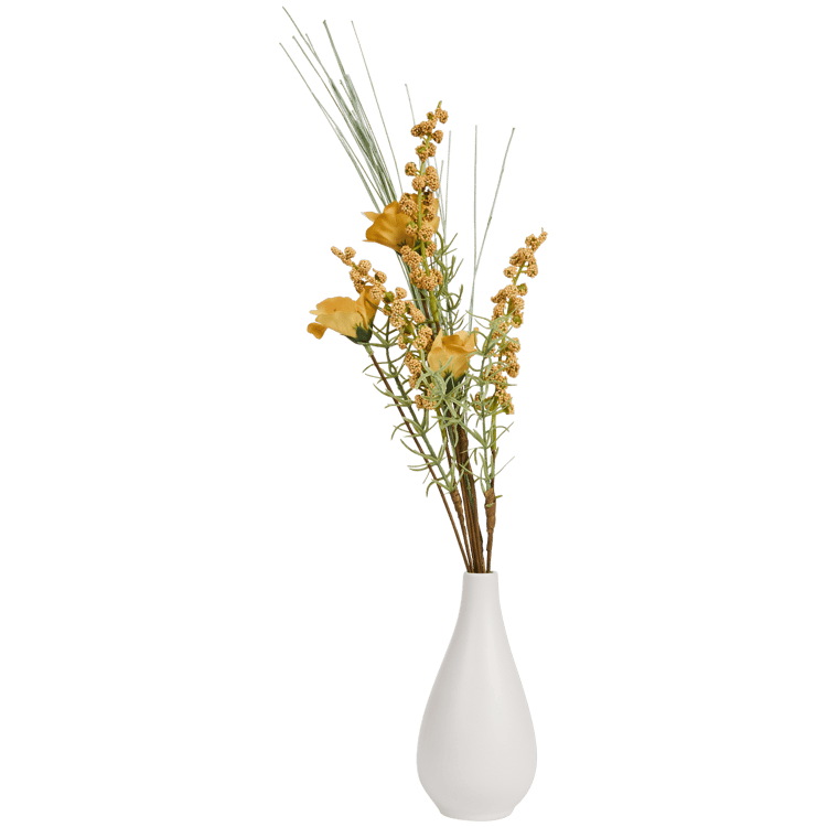 Sztuczne kwiaty w wazoniku