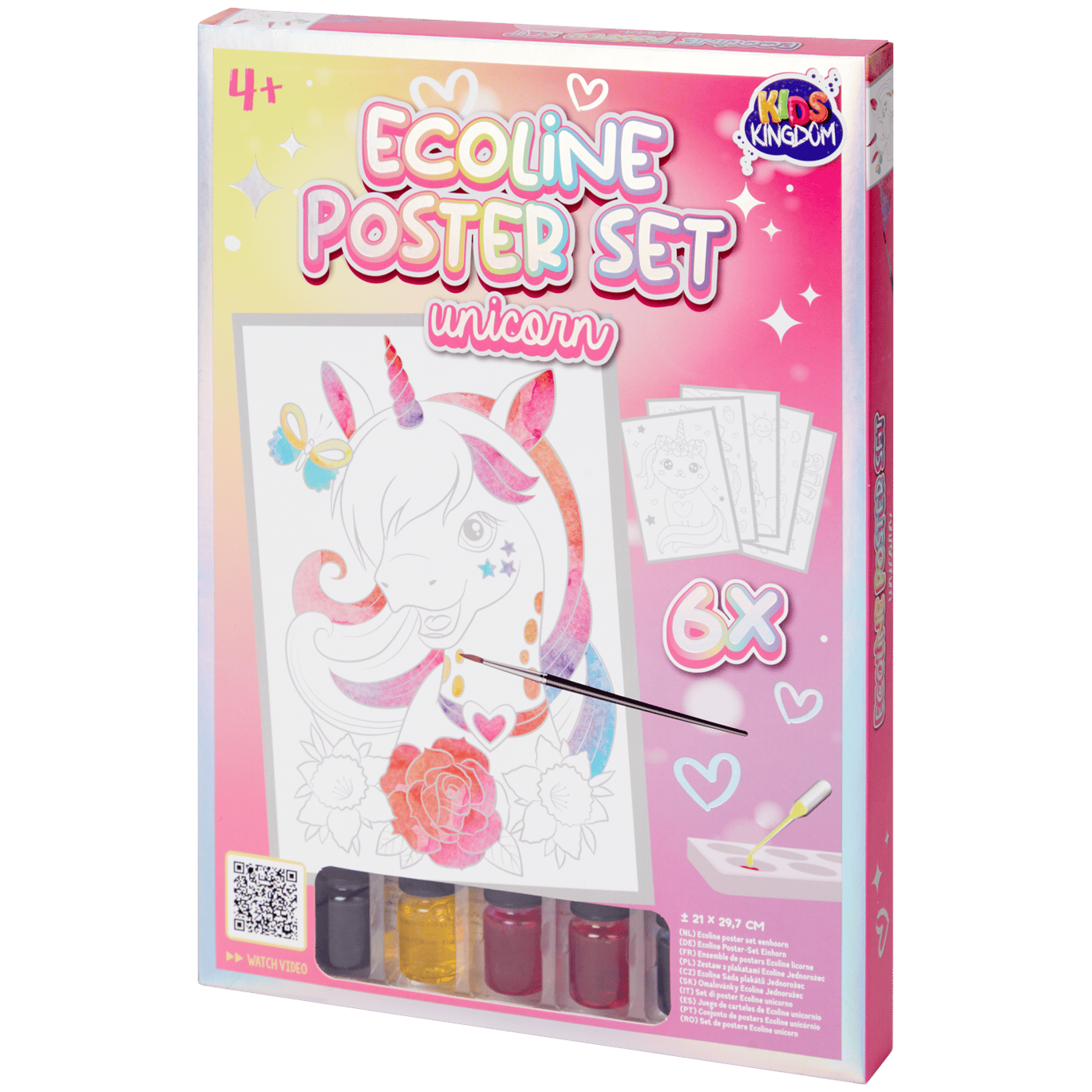 Set vernice ecoline Kids Kingdom