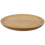 Plato de centro de mesa de madera