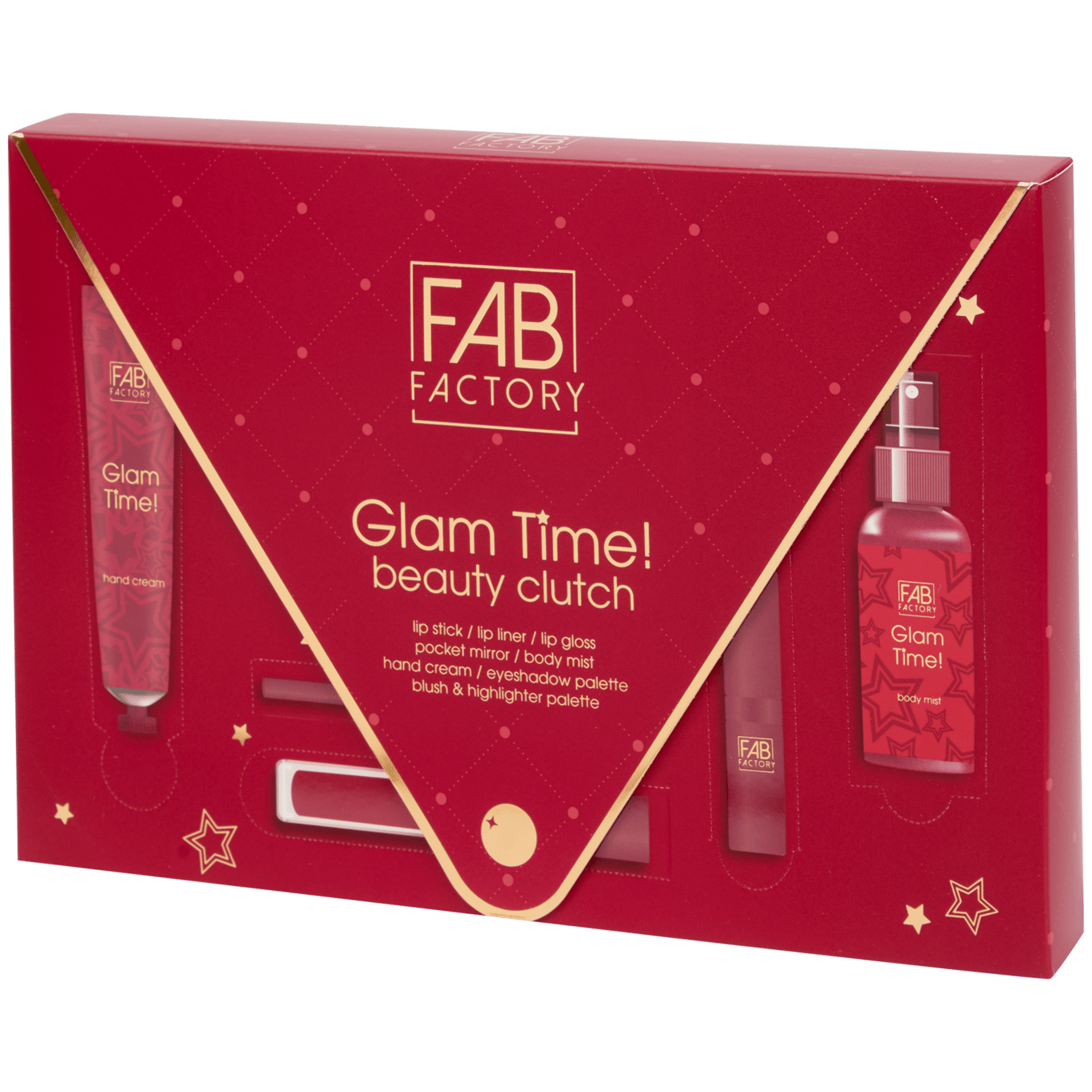 Coffret cadeau maquillage FAB Factory Glam Time