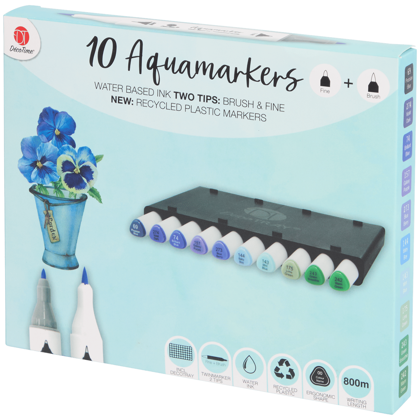 Marqueurs aquarelle DécoTime