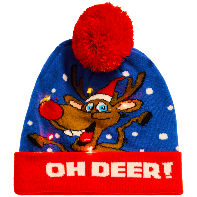 Bonnet de Noël lumineux