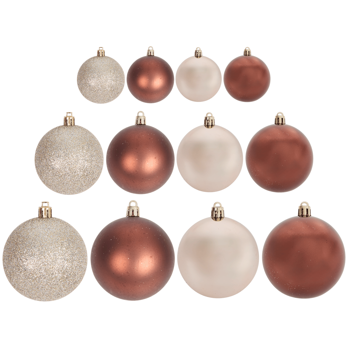 Boules de Noël en plastique