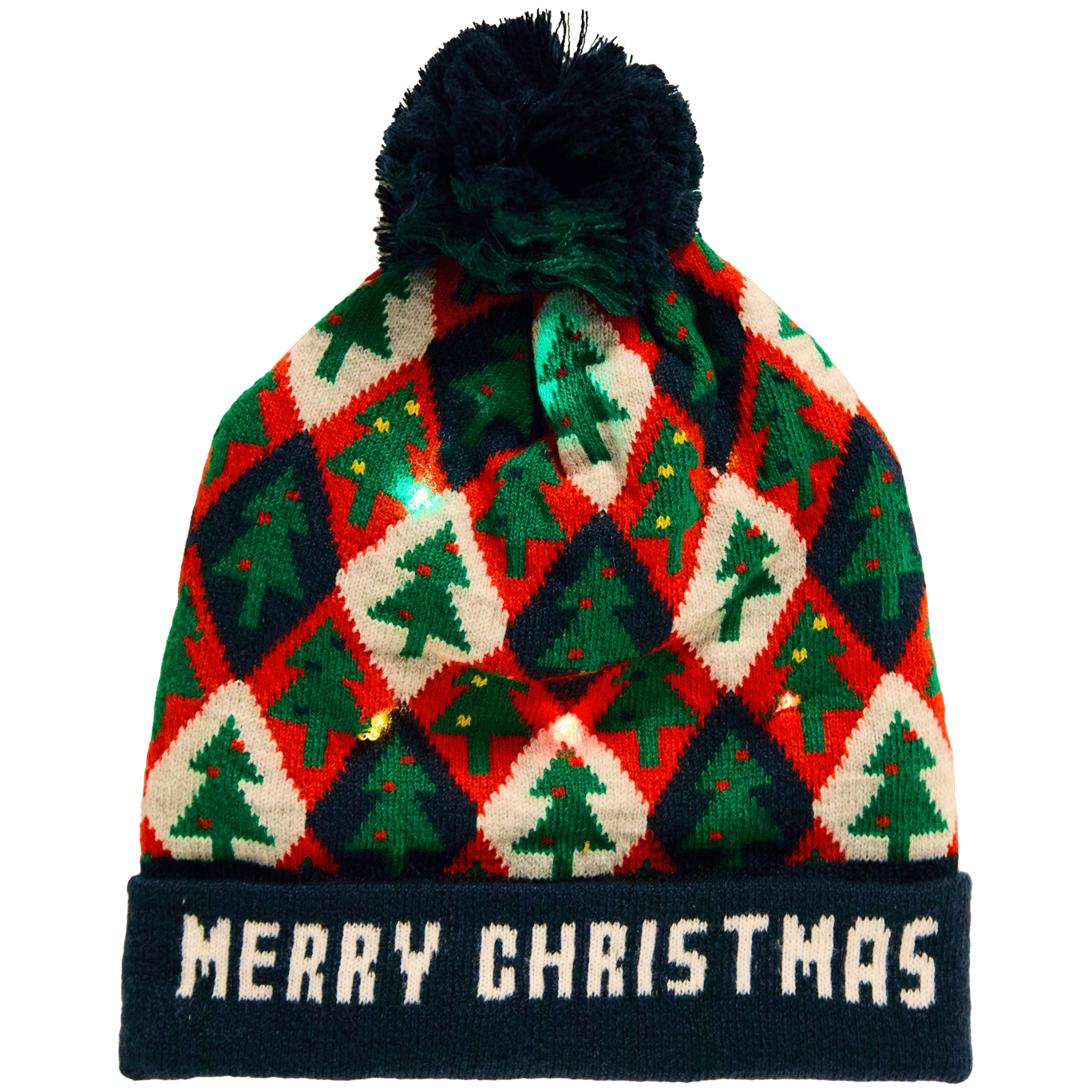 Gorro de Navidad con luces