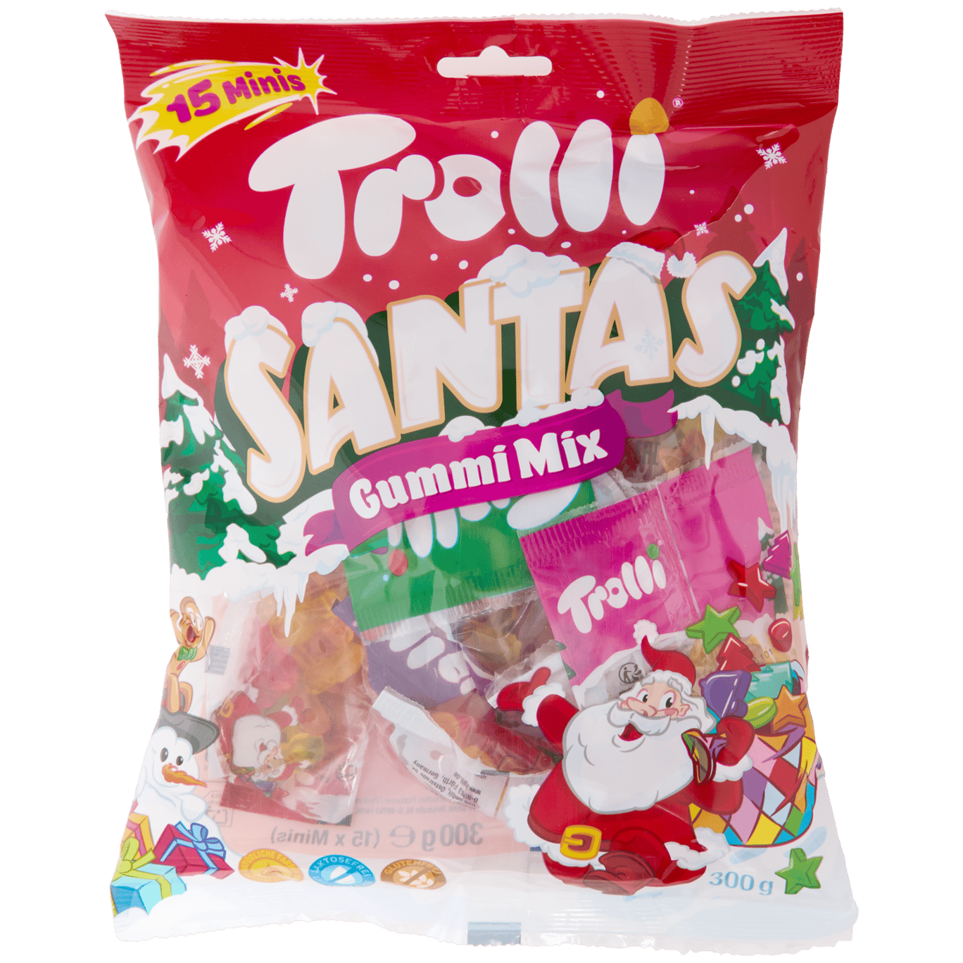 Bolsa navideña para compartir Trolli