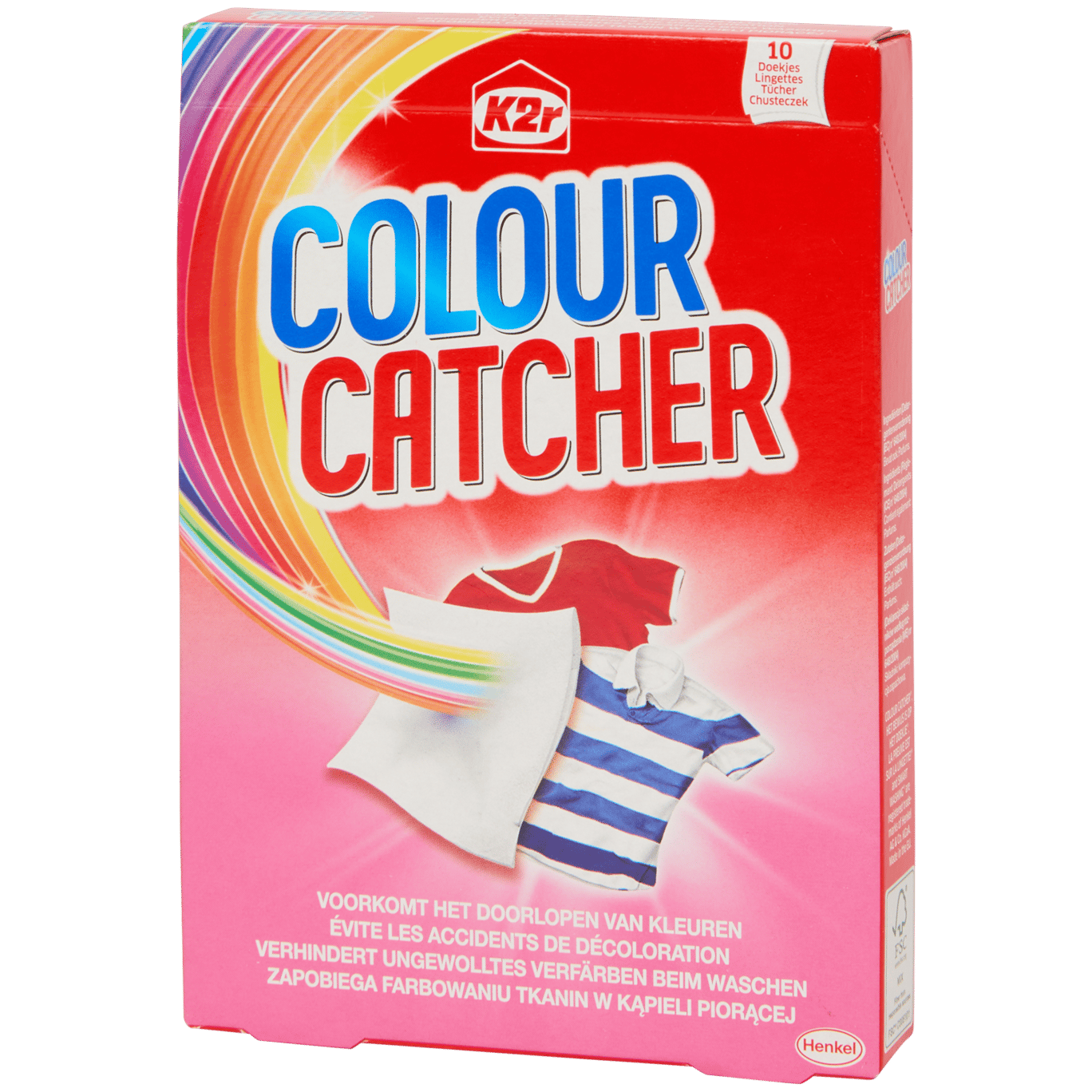 Toalhitas anti-transferência de cor Colour Catcher K2r