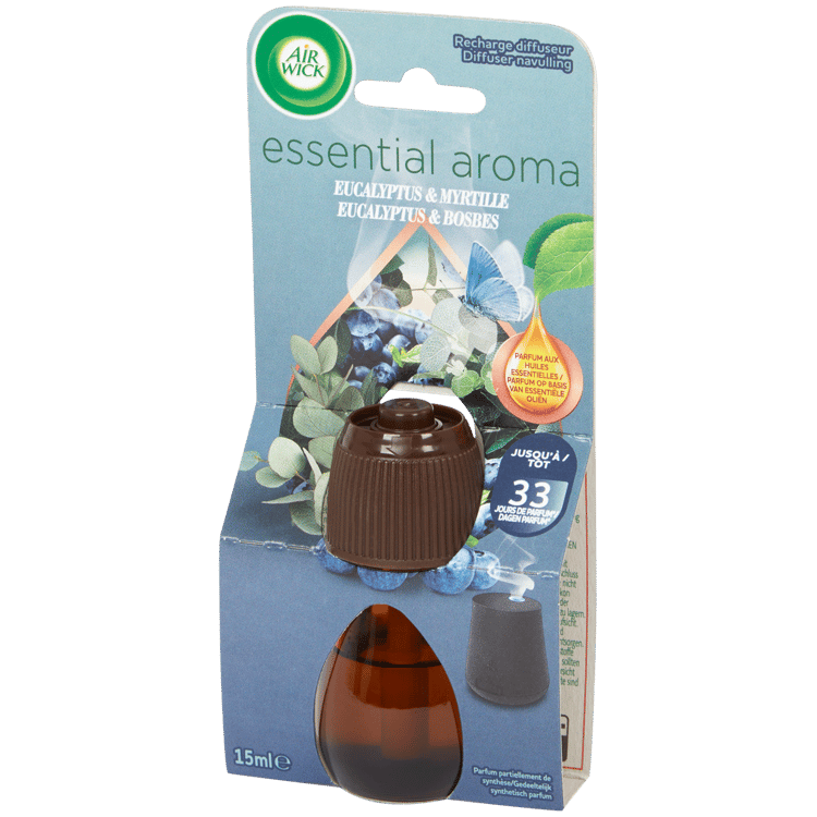 Air Wick Essential Aroma Duftspender Nachfüllpack Beruhigender Eukalyptus & Blaubeere