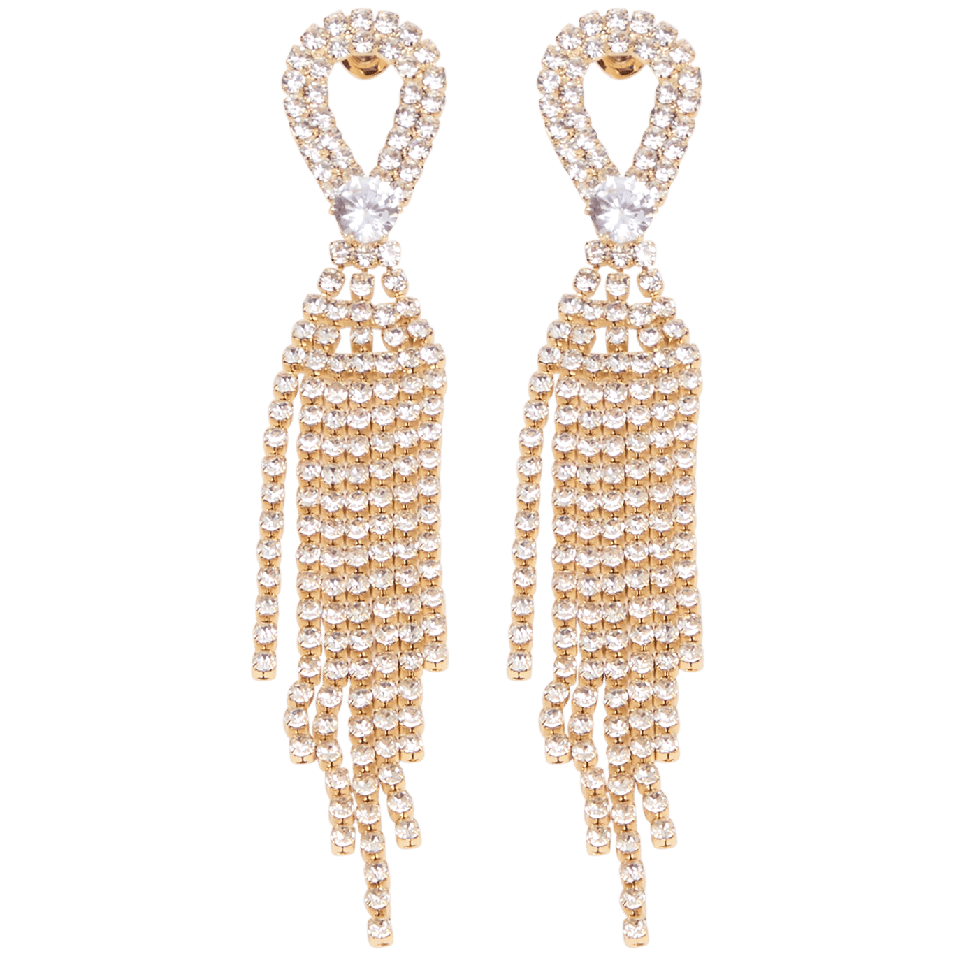 Boucles d'oreilles avec strass