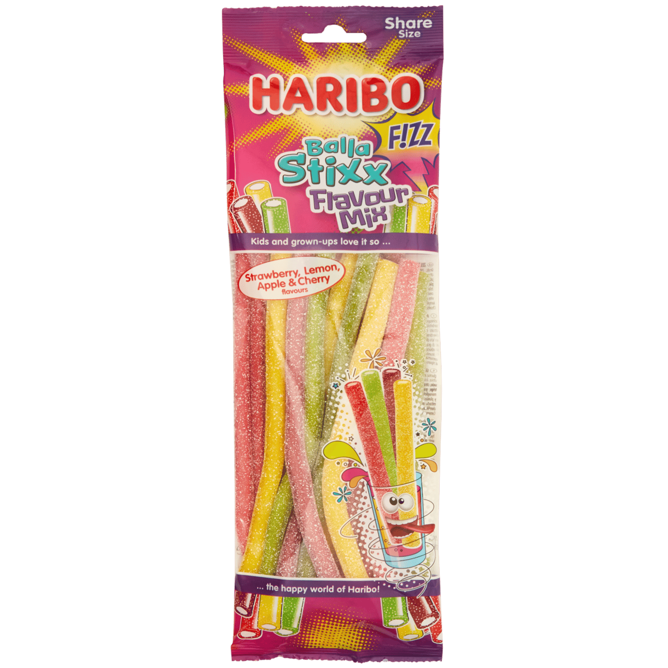 Gomas Balla Stixx Haribo Flavour Mix F!zz