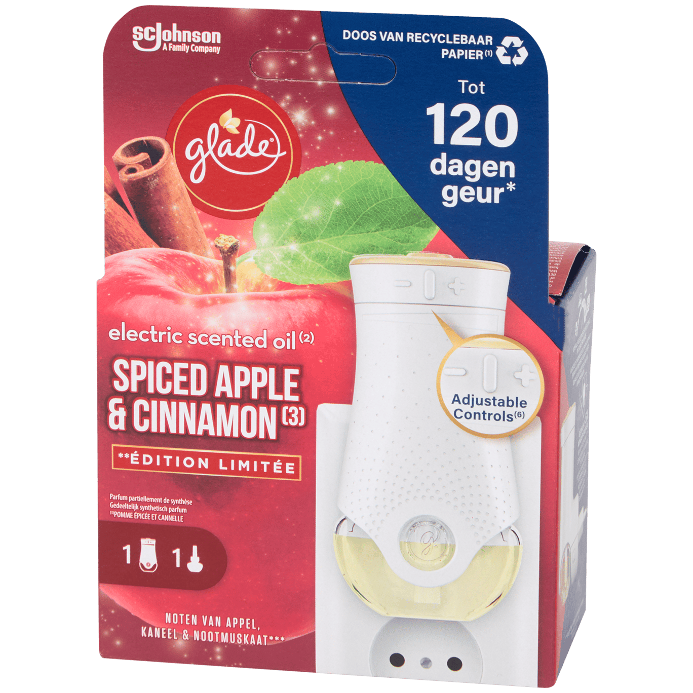 Glade Elektrischer Duftspender Spiced Apple & Cinnamon