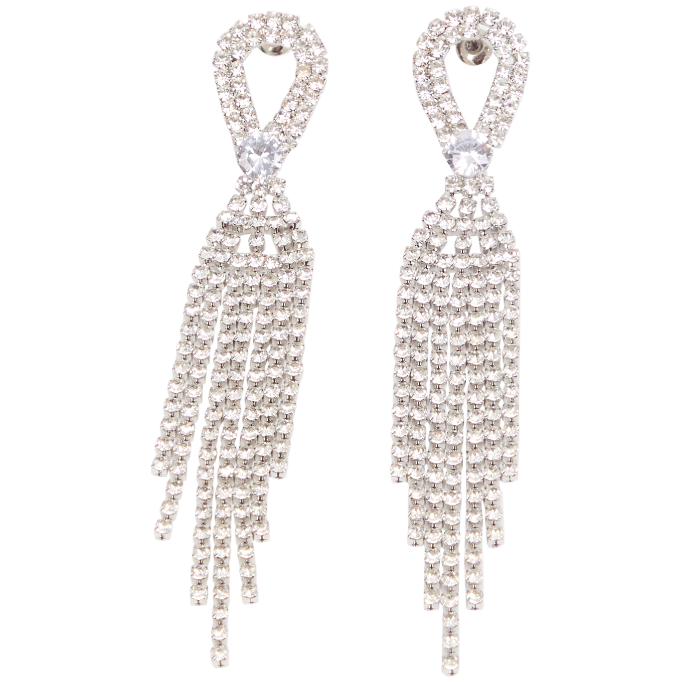 Boucles d'oreilles avec strass