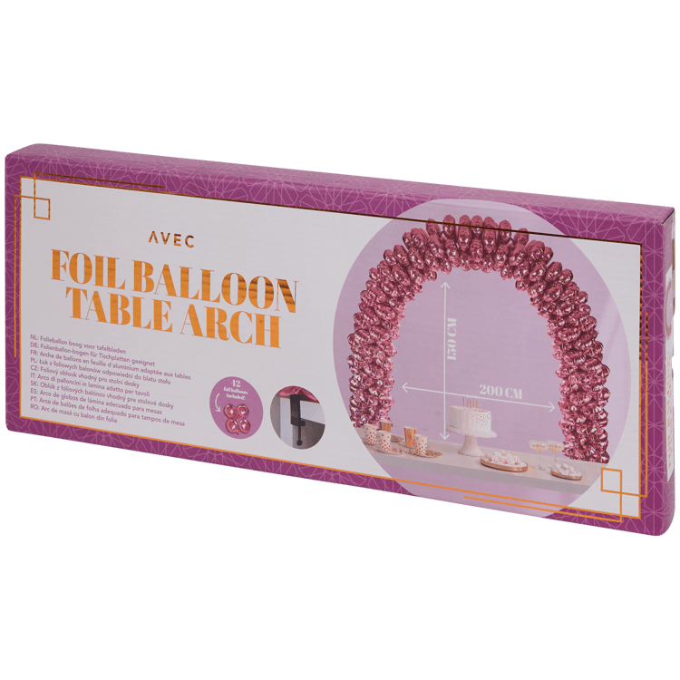 Arche de ballons mylar Avec