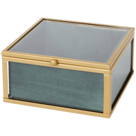 Caja de almacenamiento de vidrio