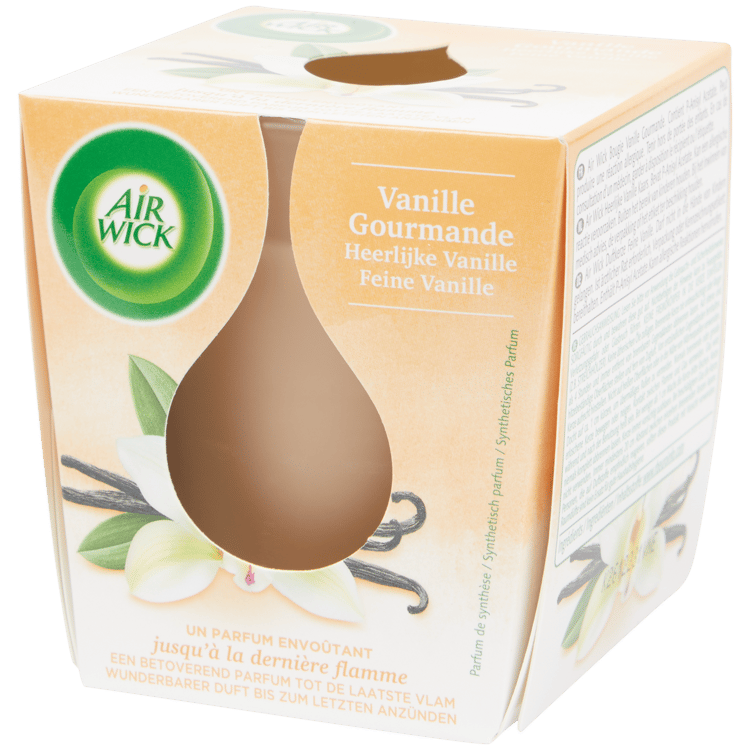 Vonná sviečka Air Wick Essential Oils Lahodná vanilka