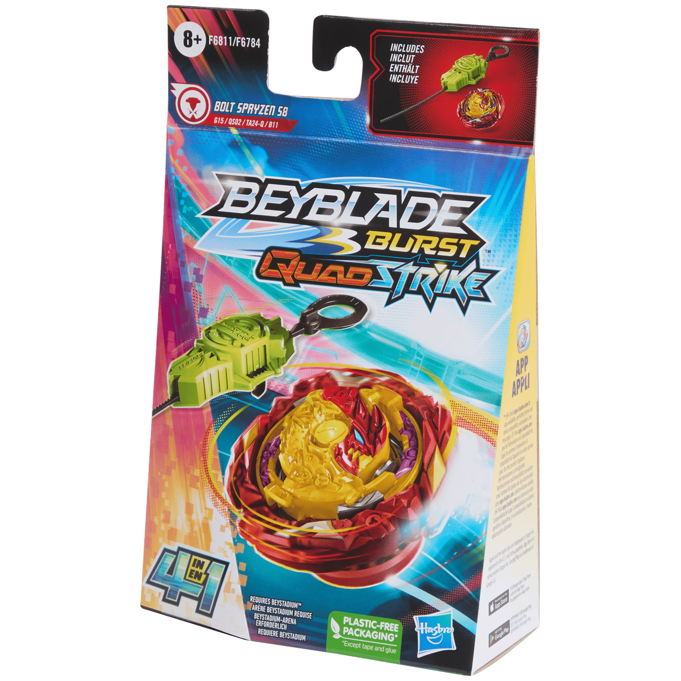 Hasbro Beyblade Burst Quad Strike tol | Action NL