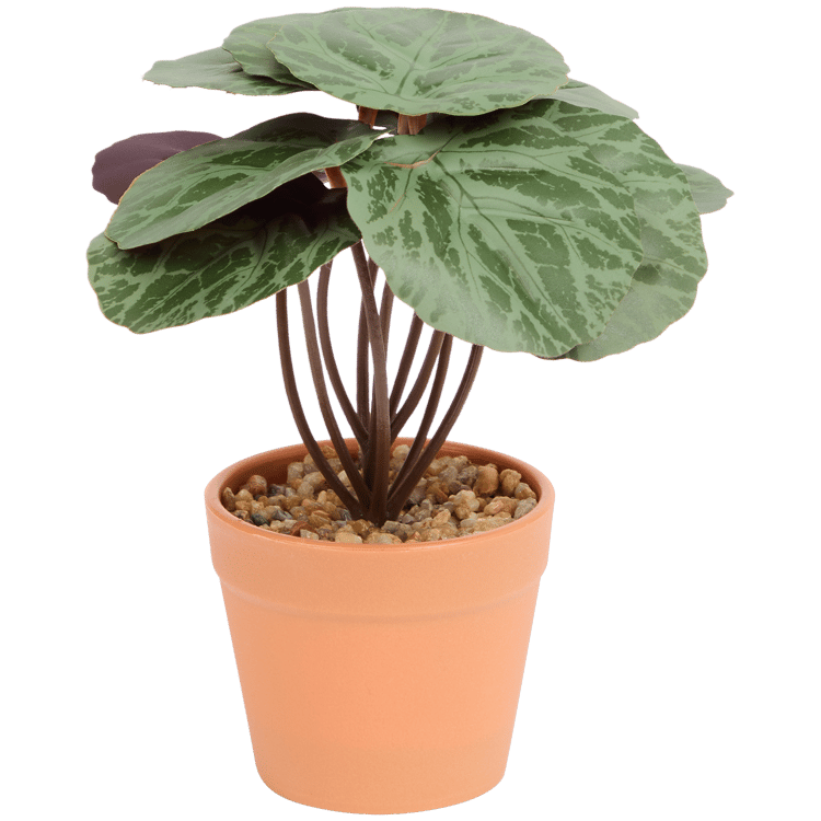 Plante artificielle en pot