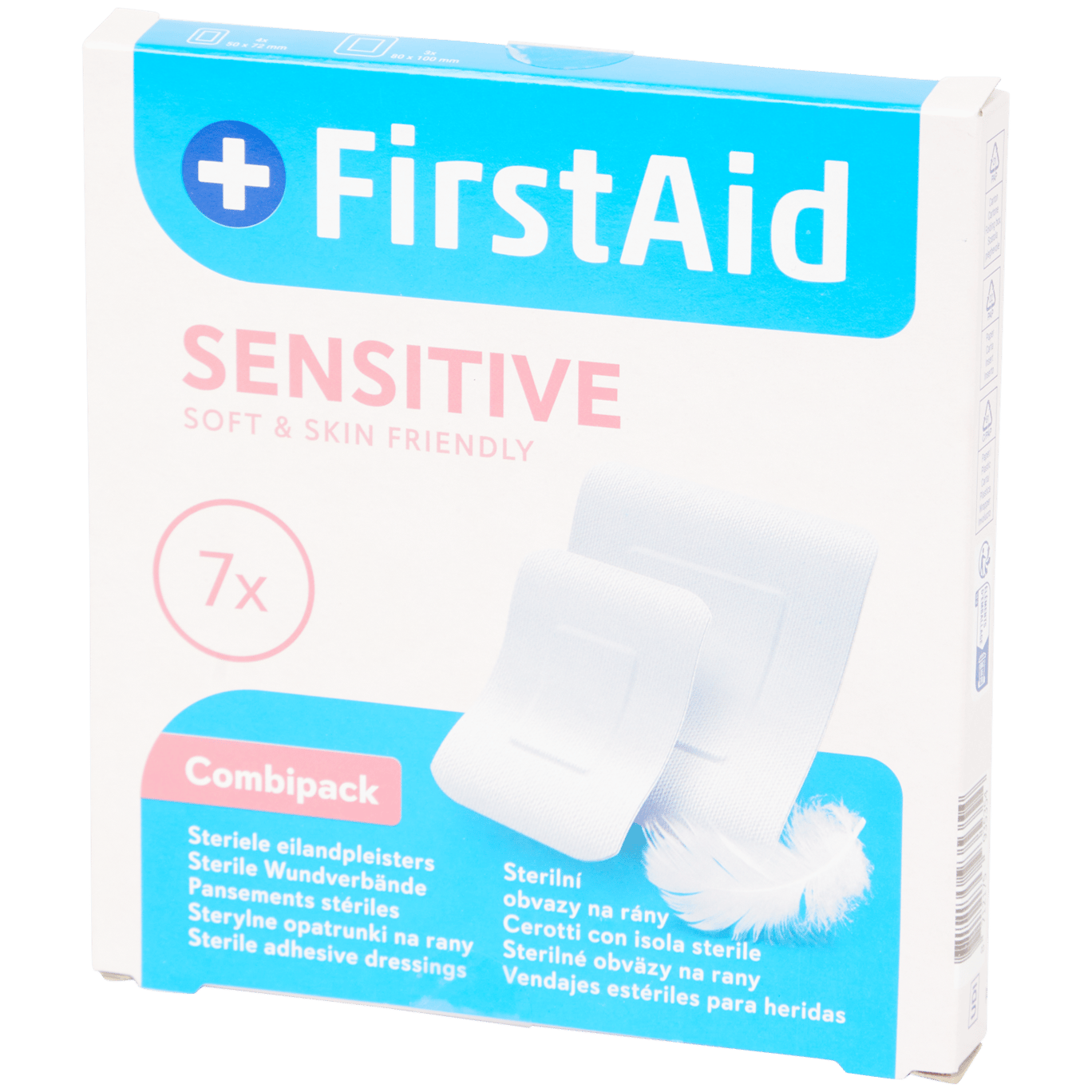 Sterilní polštářkové náplasti First Aid