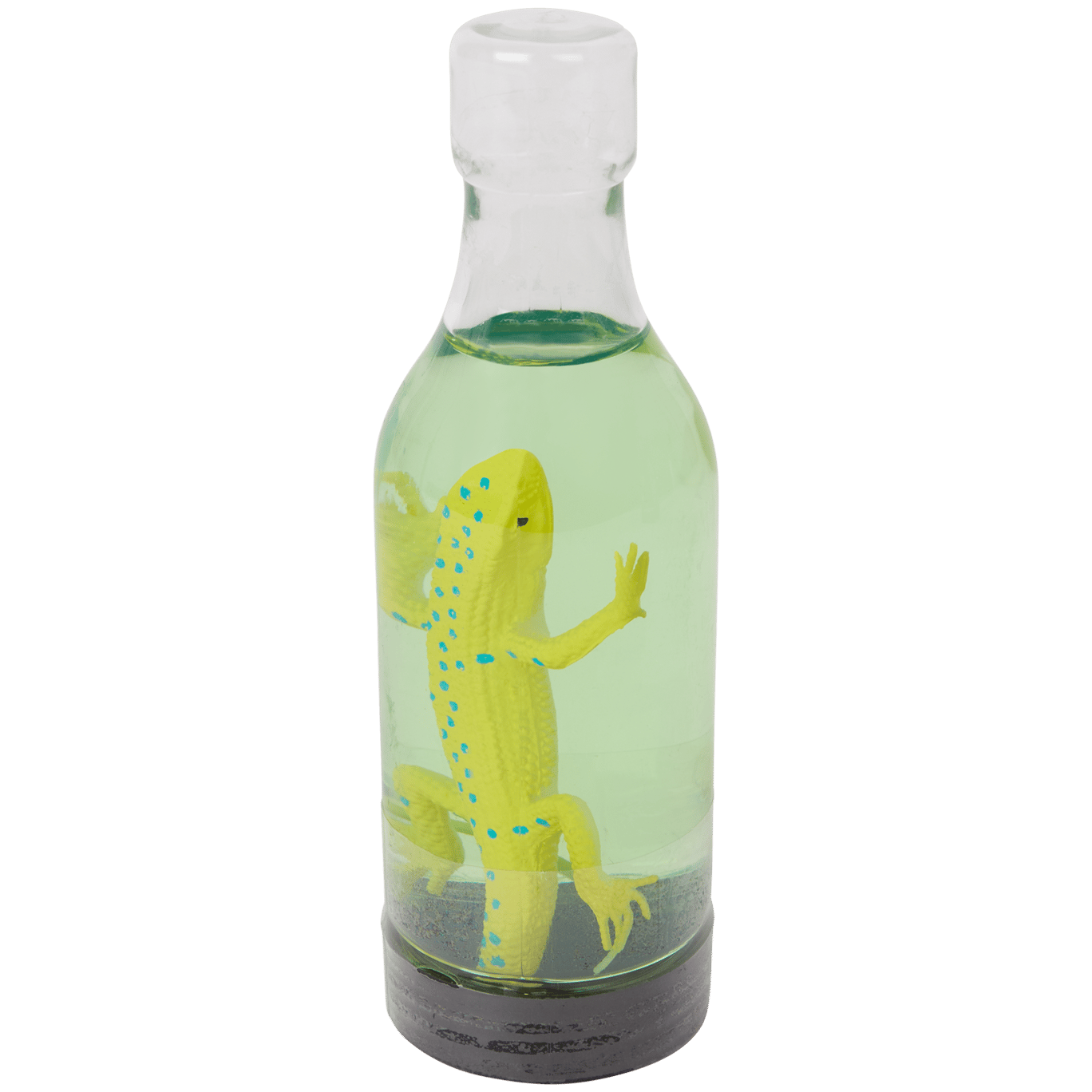 Tier in Flasche mit Schleim