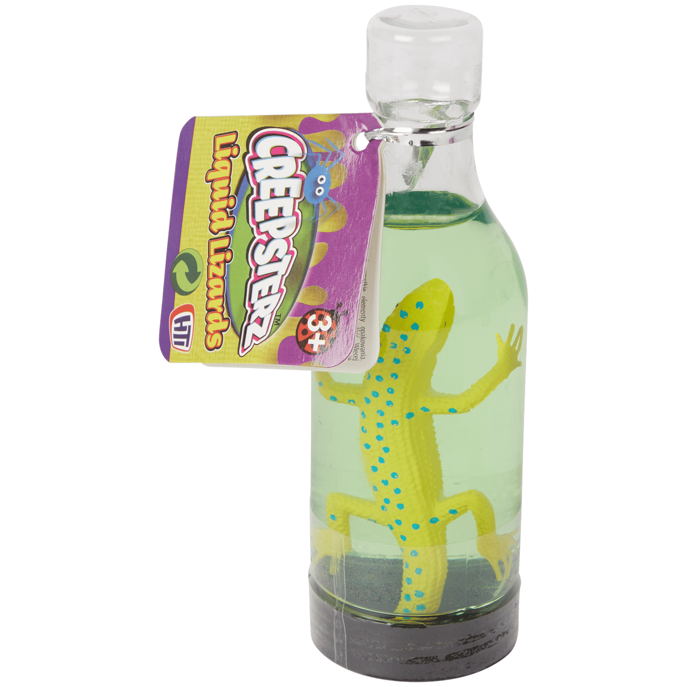 Animal em garrafa com slime