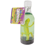 Animal em garrafa com slime