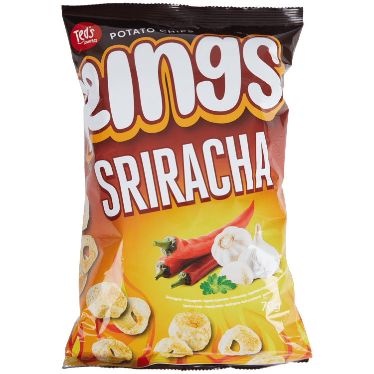 Ted's Favorites Rings Sriracha