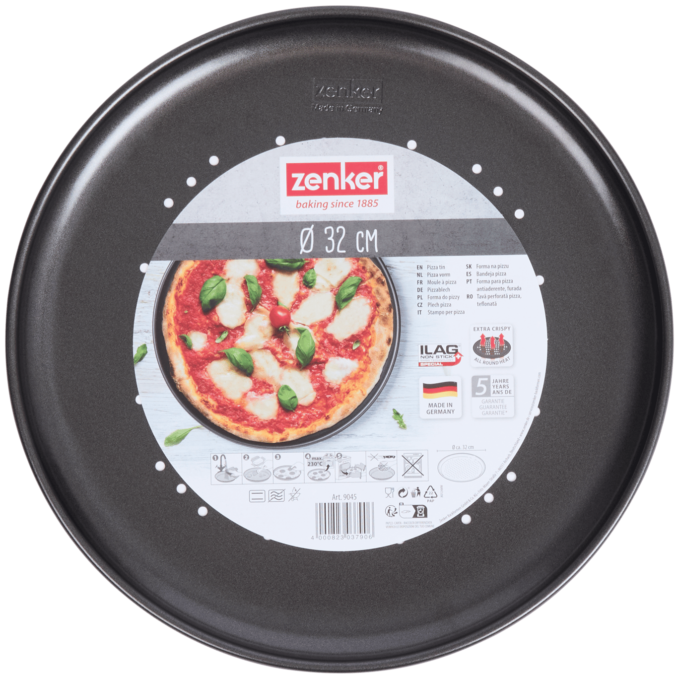 Molde pizza Zenker