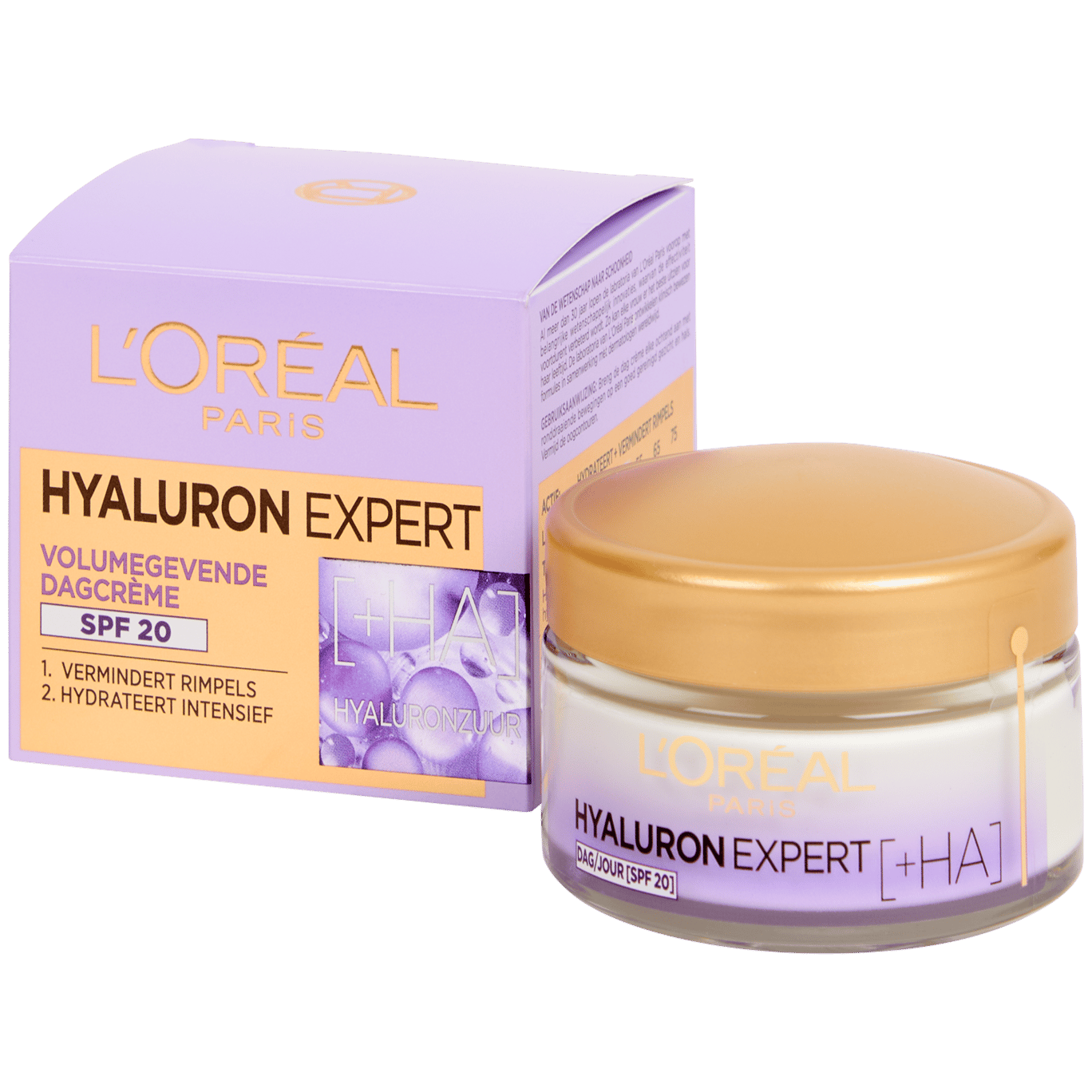 Crème de jour volumatrice L'Oreal Paris Hyaluron Expert FPS 20