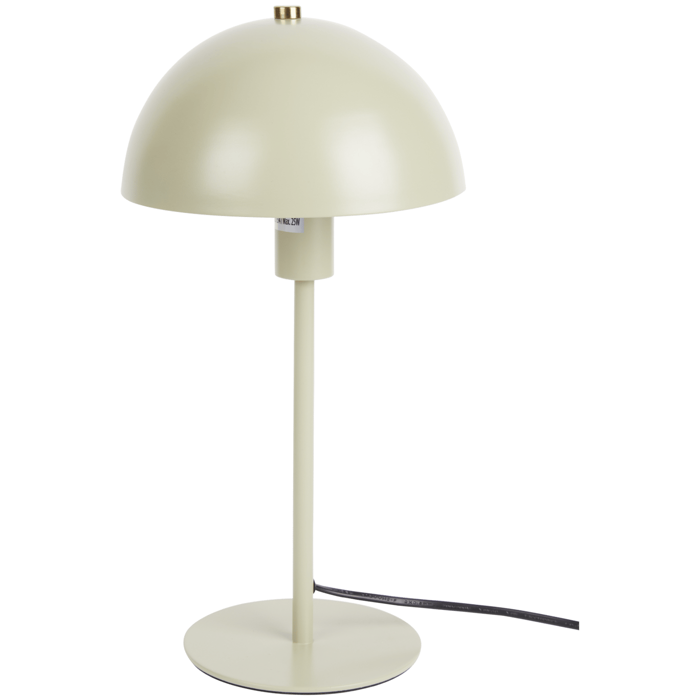 Lámpara de mesa metálica