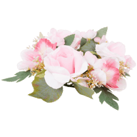 Coroa de rosas artificial