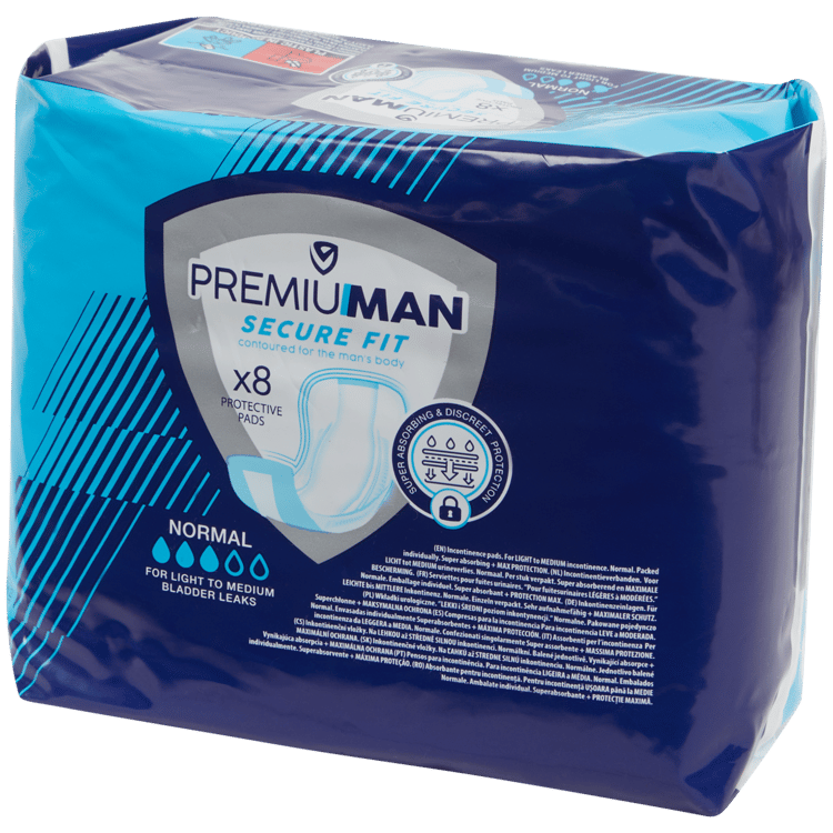 Protections urinaires pour homme