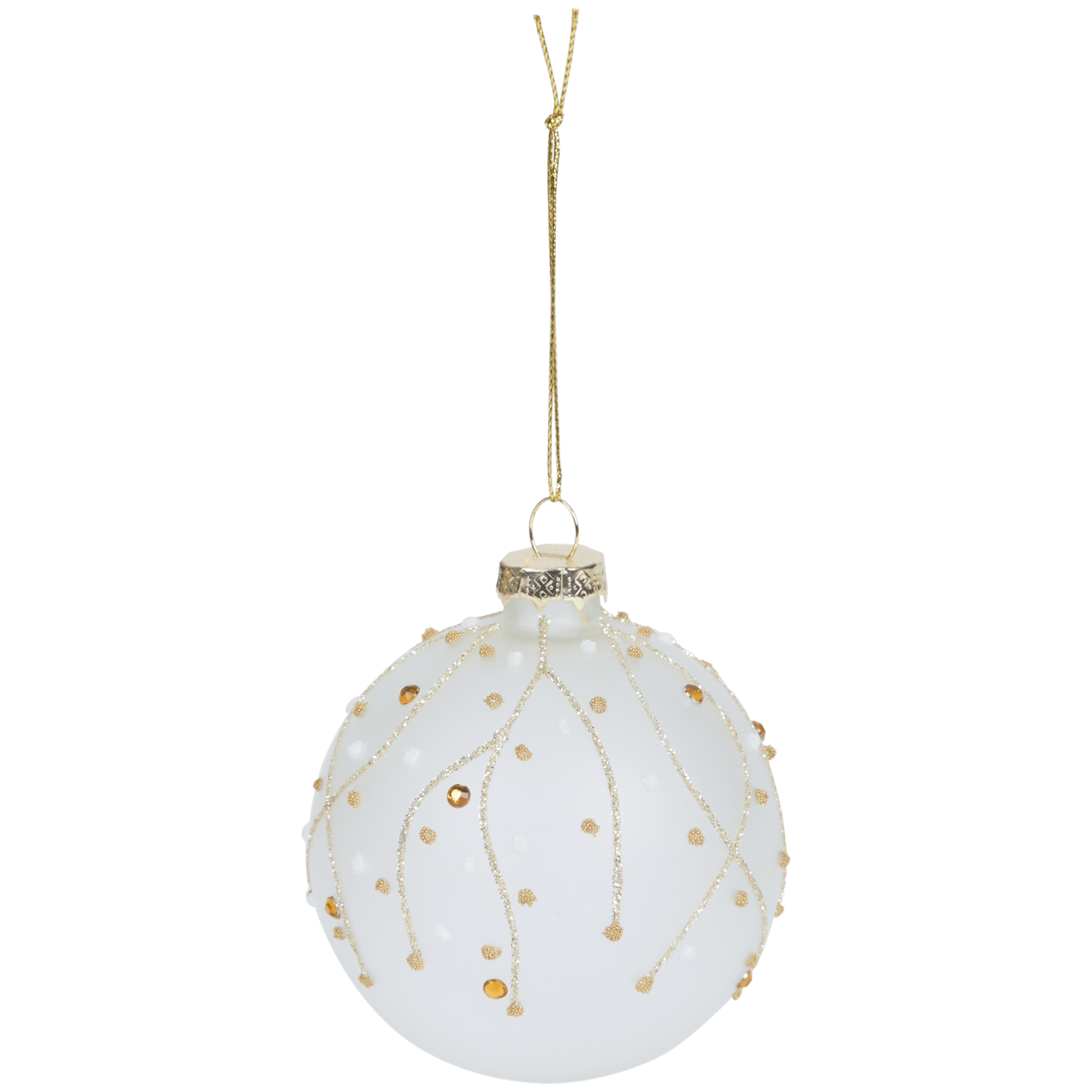 Boule de Noël en verre Suzan