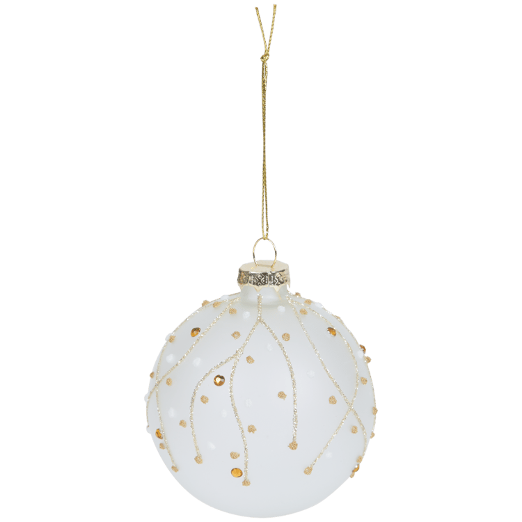 Boule de Noël en verre Suzan