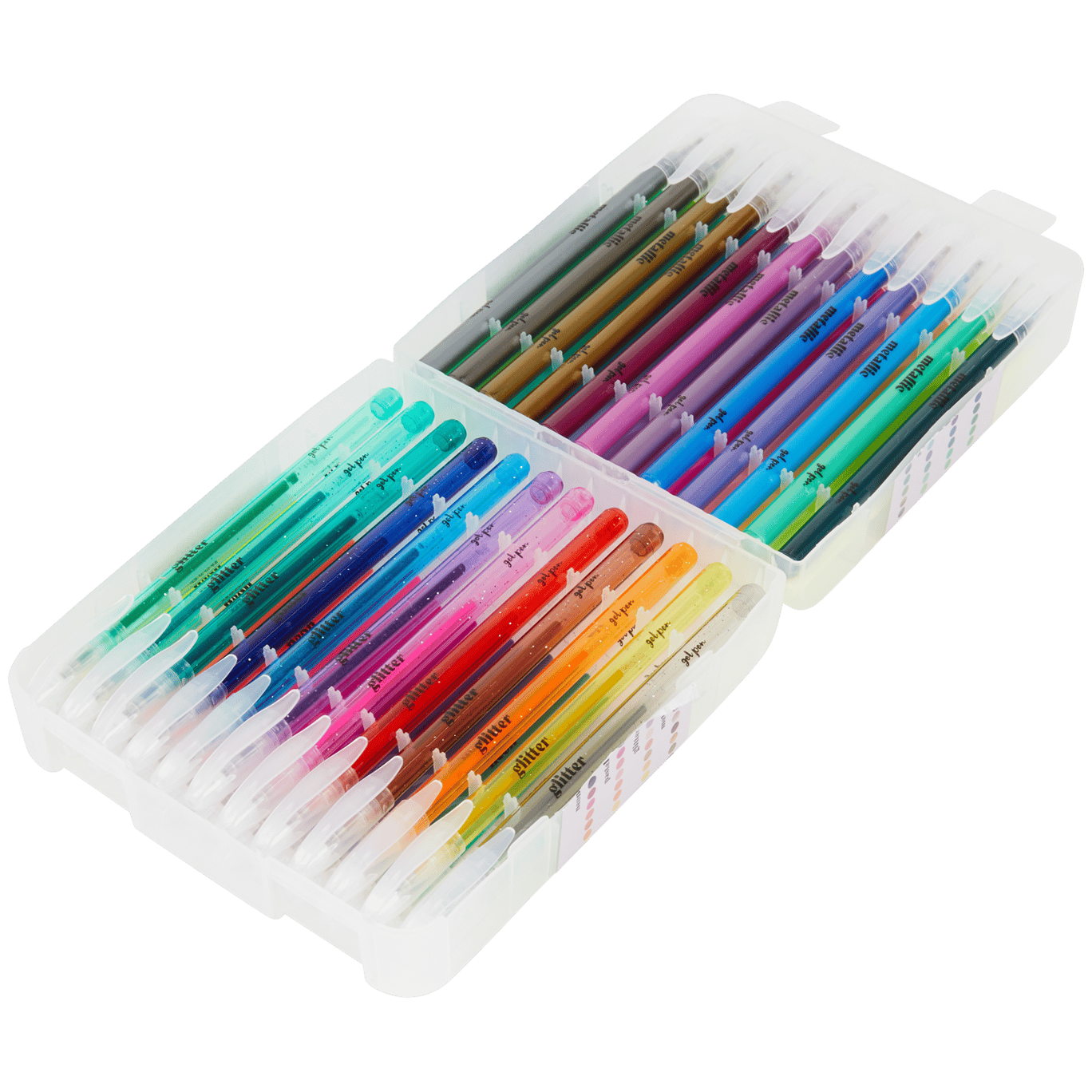 Legami - 6 Mini stylos gel pailleté Pas Cher | Bureau Vallée