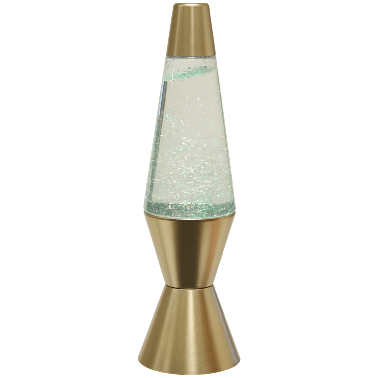 Lampe tornade à paillettes