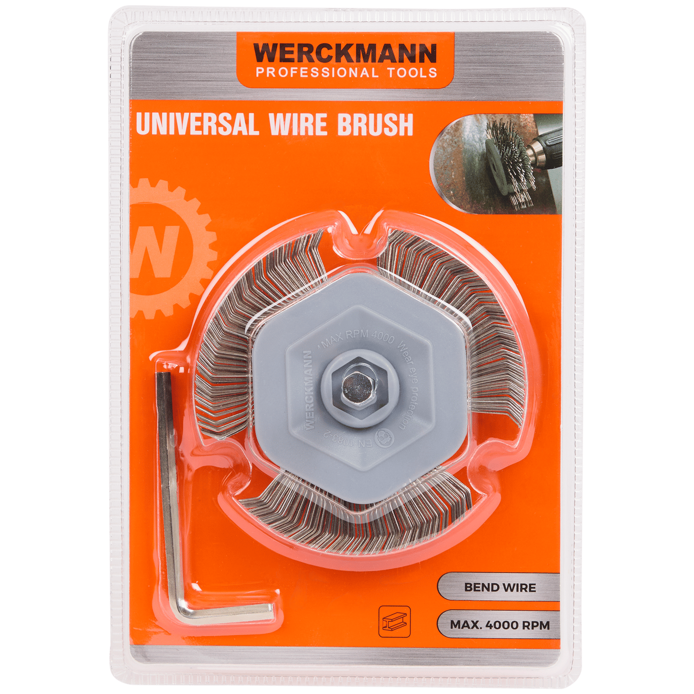 Escova de arame universal Werckmann