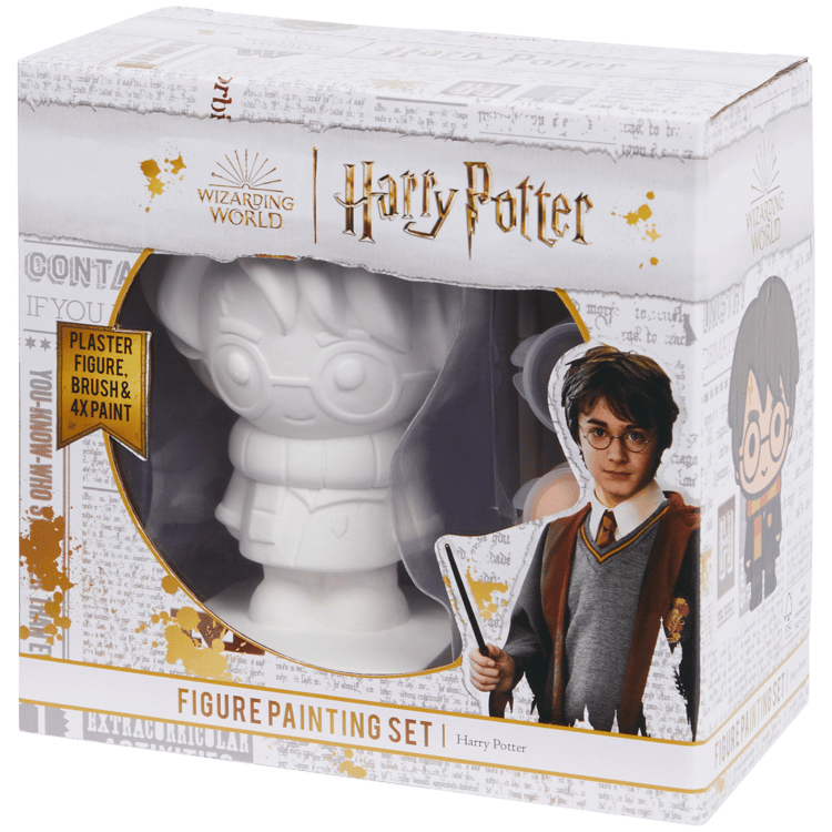 Harry Potter gipsfiguur schilderen