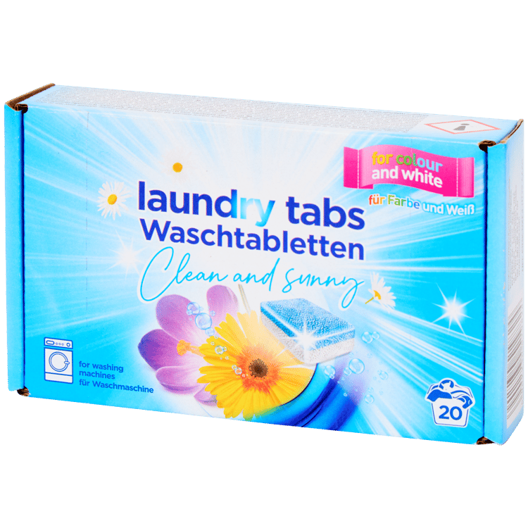 Waschmitteltabs Clean & Sunny