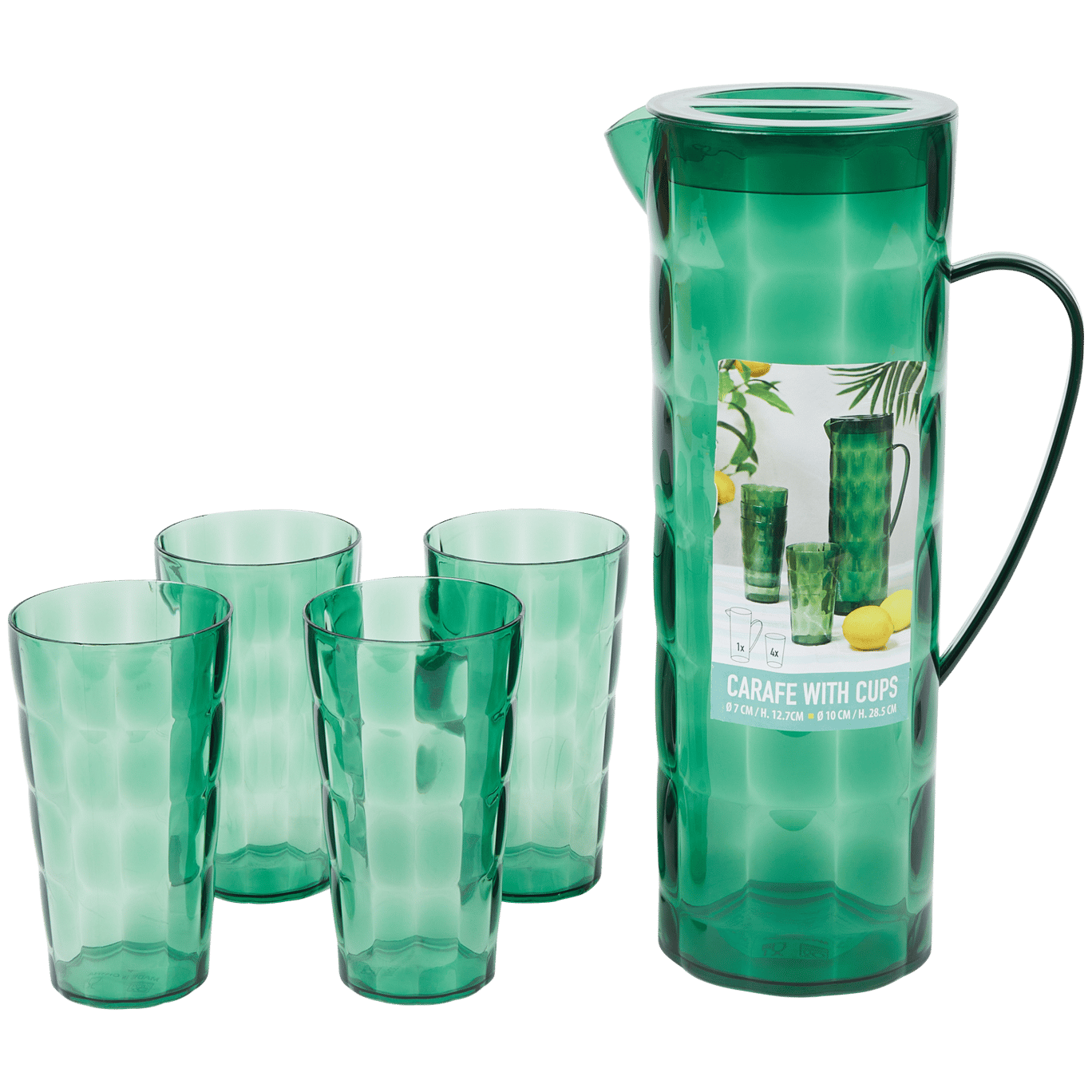 Carafe premium avec 4 verres