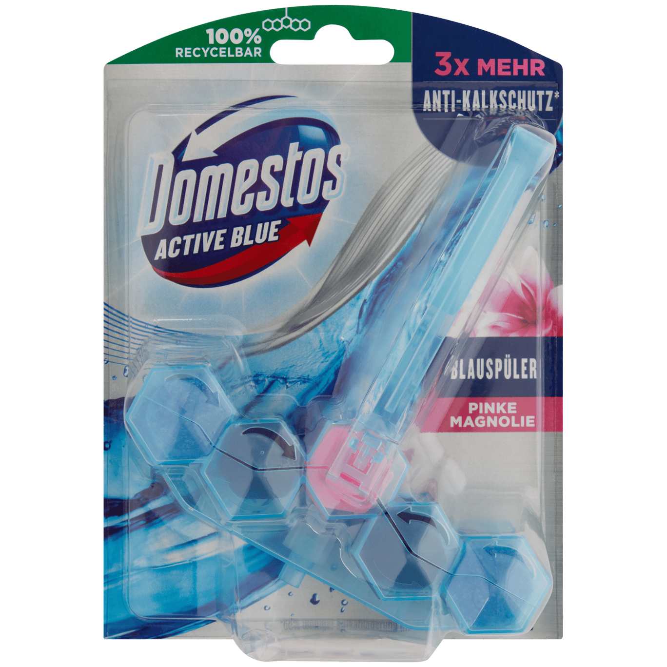 Domestos Active Blue WC-Stein Rosa Magnolie