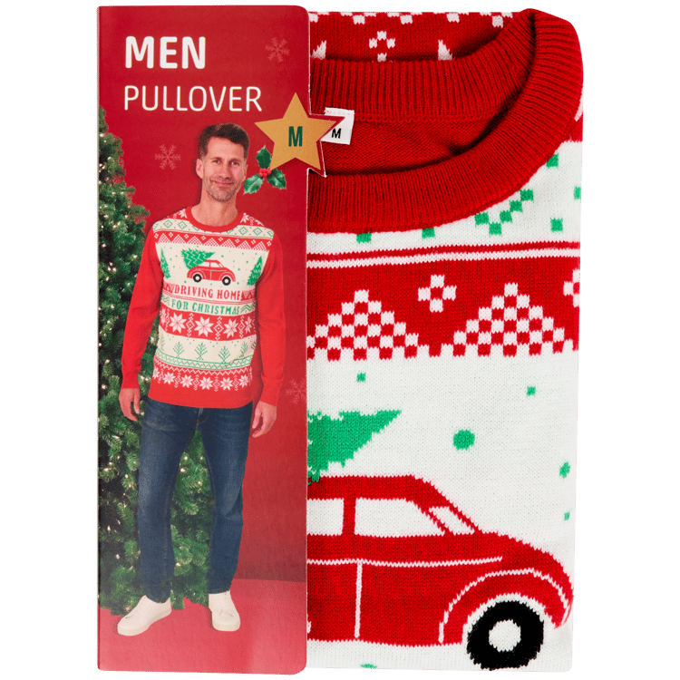 Pull de noel homme action sale