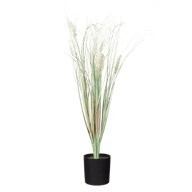 Planta de hierba de peniseto artificial en maceta