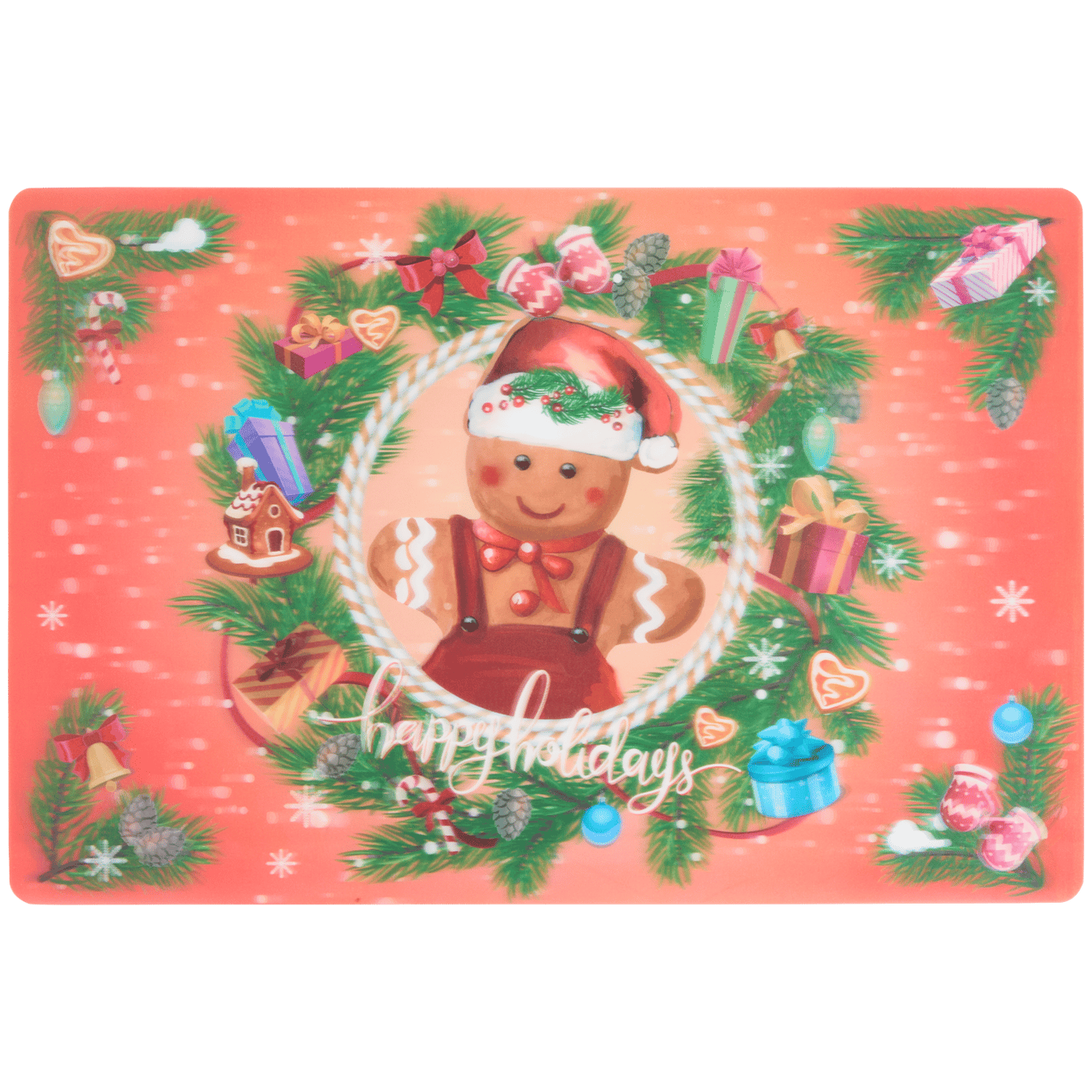 Holografische placemat Kerst