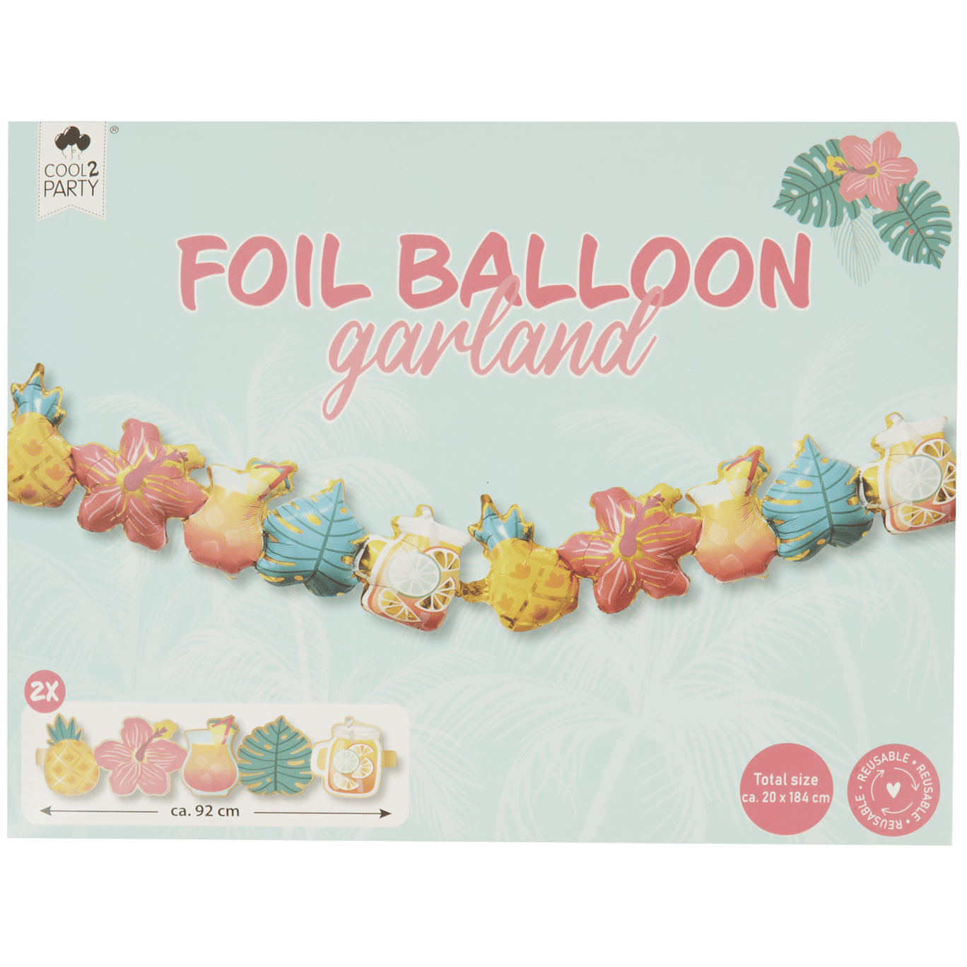 Cool2Party Folienballon-Girlande