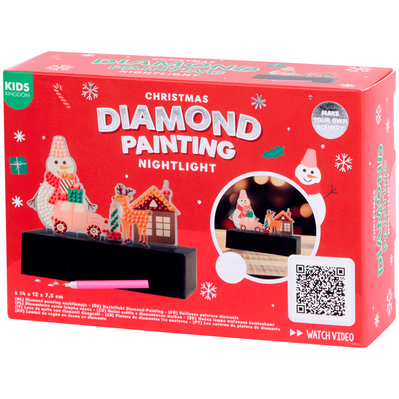 Luz de presença Diamond Painting Kids Kingdom