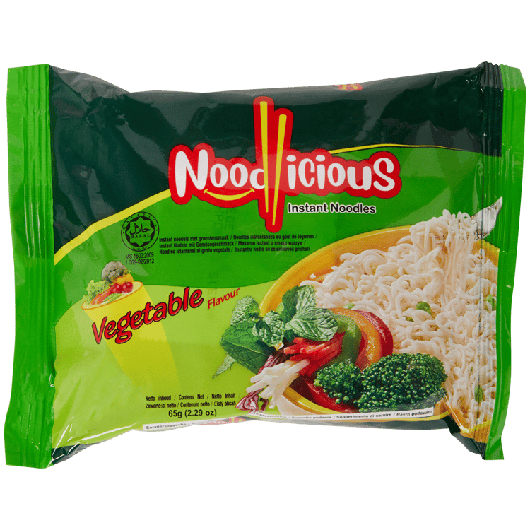 Noodles istantanei Noodlicious alle verdure